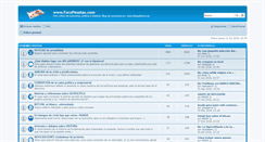 Desktop Screenshot of foropesetas.com